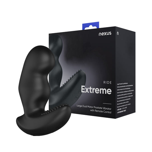 Nexus – Ride Extreme Prostate Vibrator – Black – Rechargeable Prostate Massager