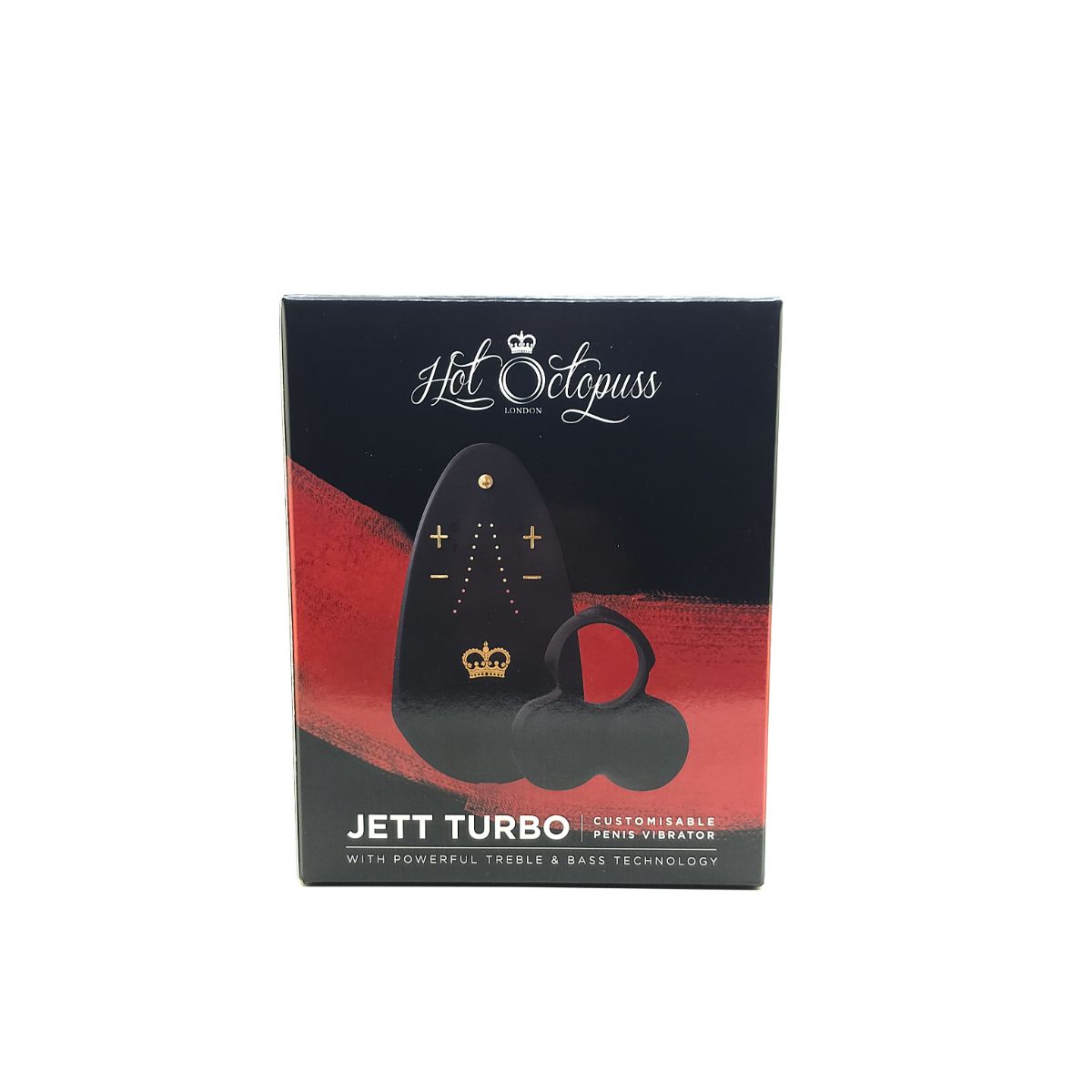 Hot Octopuss - Jett Turbo Penis Ring - Black – Vibrating Cock Ring