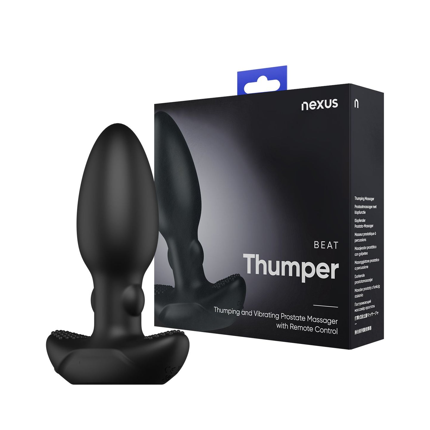 Nexus – Beat Rhythmic Vibrating Butt Plug with Remote Control – Remote Control Vibrating Butt Plug