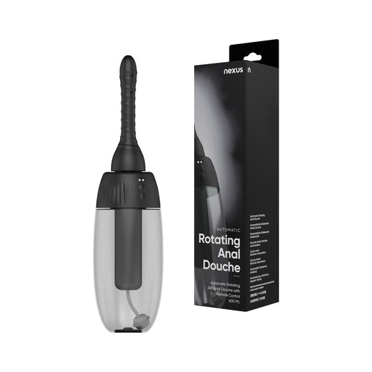 Nexus – Automatic Rotating 360° Anal Douche – Black – Anal Douche Bulb