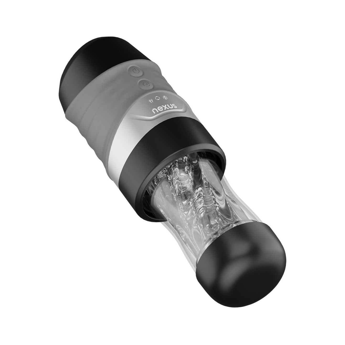 Nexus Alpha Surge Masturbator with Rotation & Suction Black masturbator