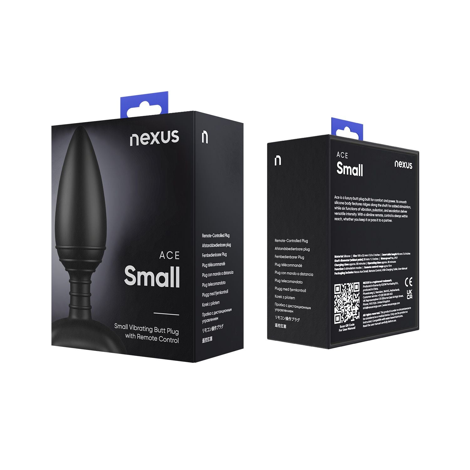 Nexus Ace Vibrating Butt Plug - Small