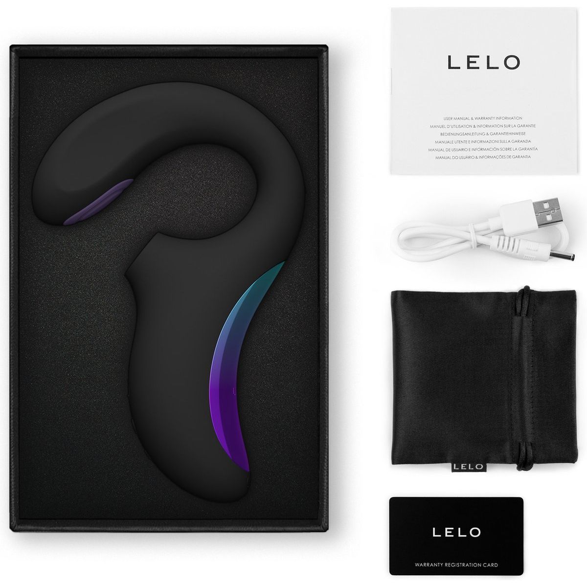 Lelo - Enigma Double Sonic A-Spot Vibrator - Black – Clitoral Vibrator