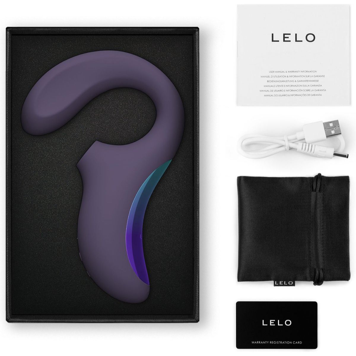 Lelo - Enigma Wave Massager - Cyber Purple – Clitoral Vibrator