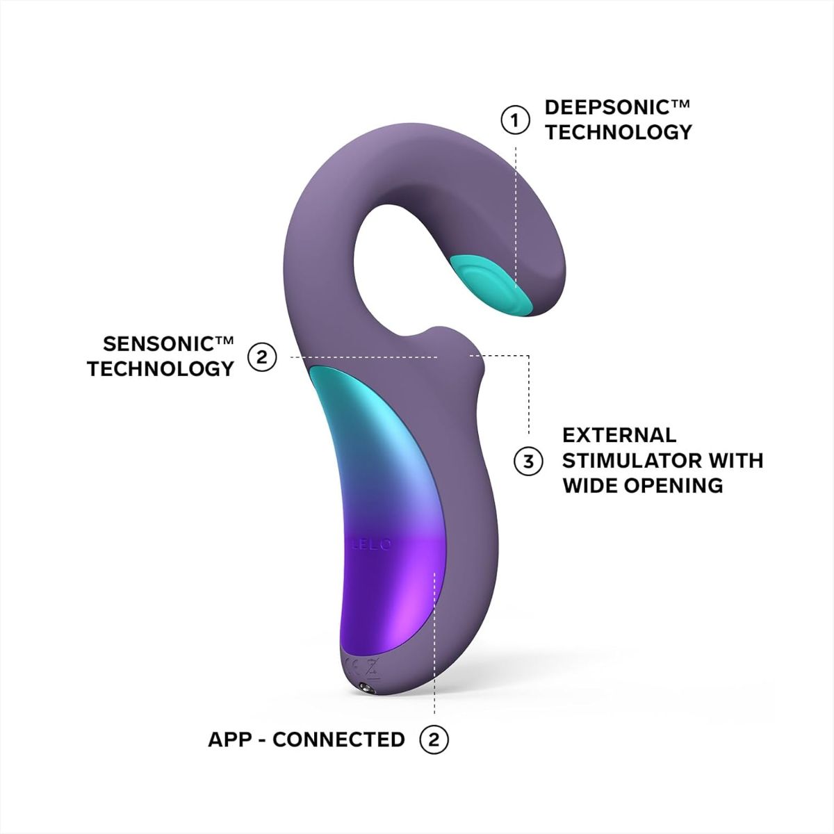Lelo - Enigma Double Sonic A-Spot Vibrator - Black – Clitoral Vibrator