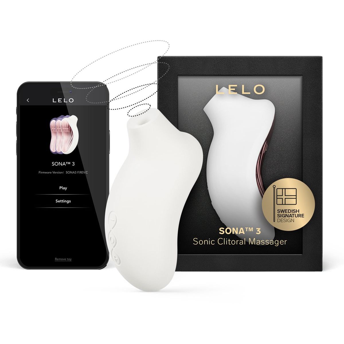 Lelo - Sona 3 Clitoral Stimulator - Cream – Clitoral Suction Toy
