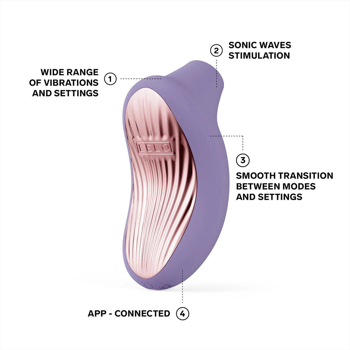 Lelo - Sona 3 Clitoral Stimulator - Violet Dusk – Clitoral Suction Toy