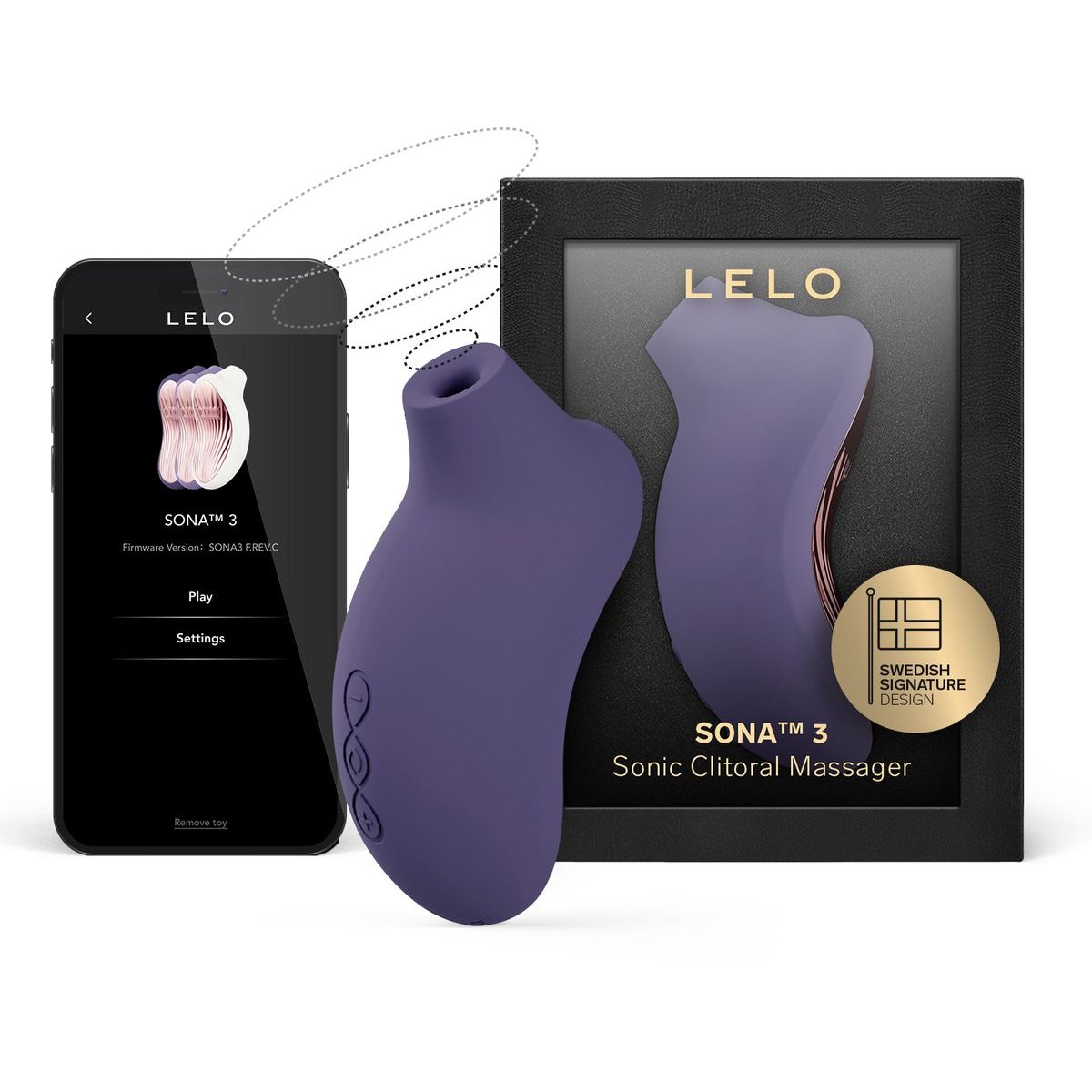 Lelo - Sona 3 Clitoral Stimulator - Cyber Purple – Clitoral Suction Toy