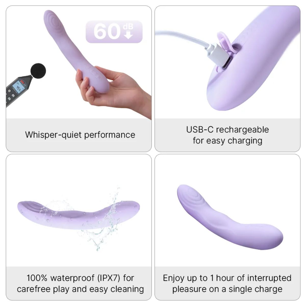 Svakom - Vibrador Aquecido Selena - Lavanda