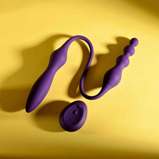 Playboy - This & That Double Vibrator - Purple – Clitoral Vibrator