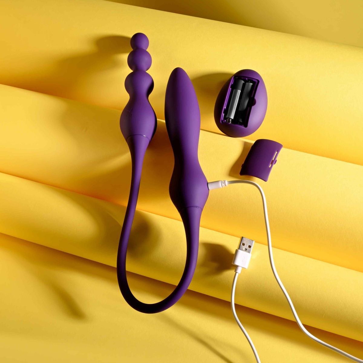 Playboy - This & That Double Vibrator - Purple – Clitoral Vibrator