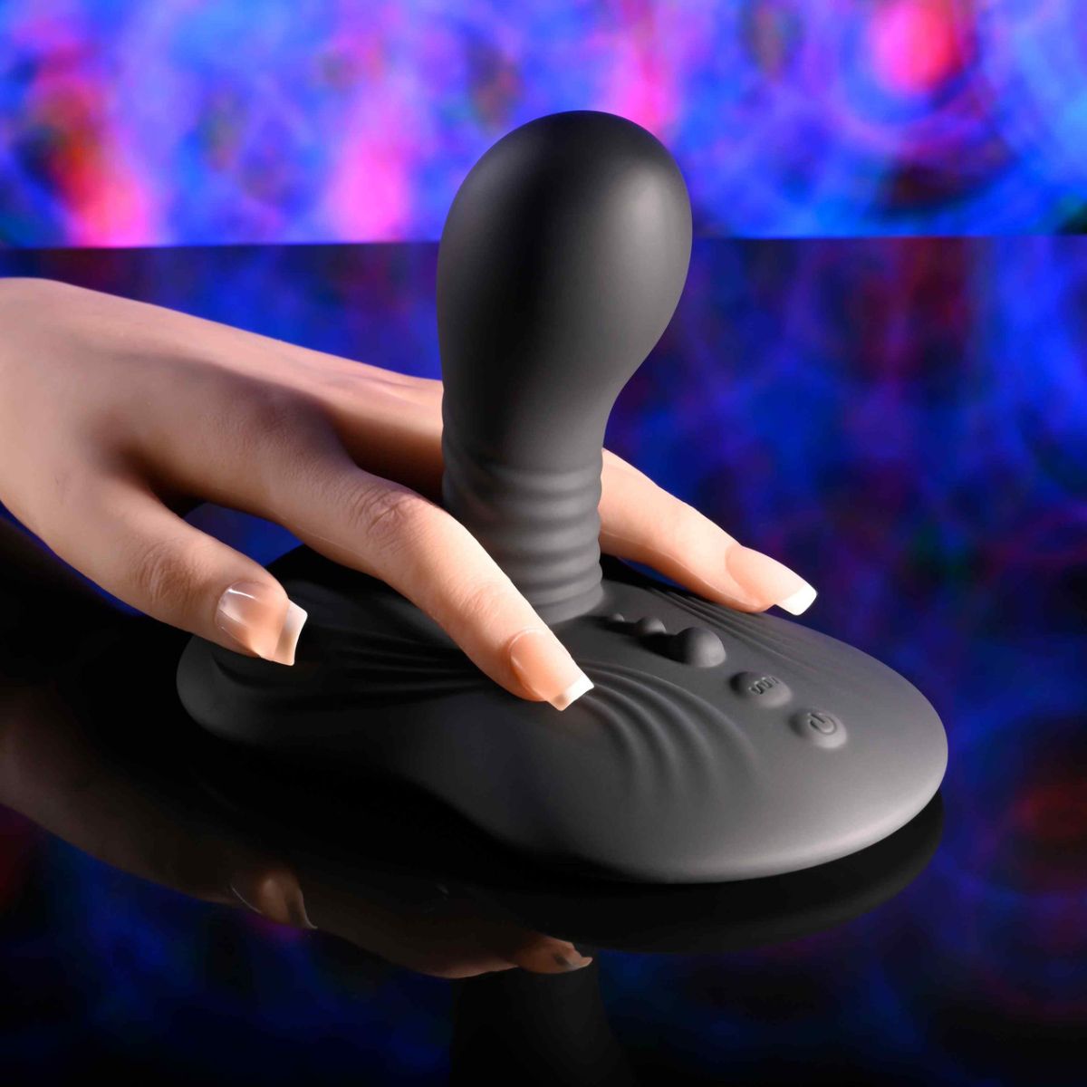 Playboy - Sittin' & Spinnin' Ride-On Vibrator - Black – Clitoral Vibrator