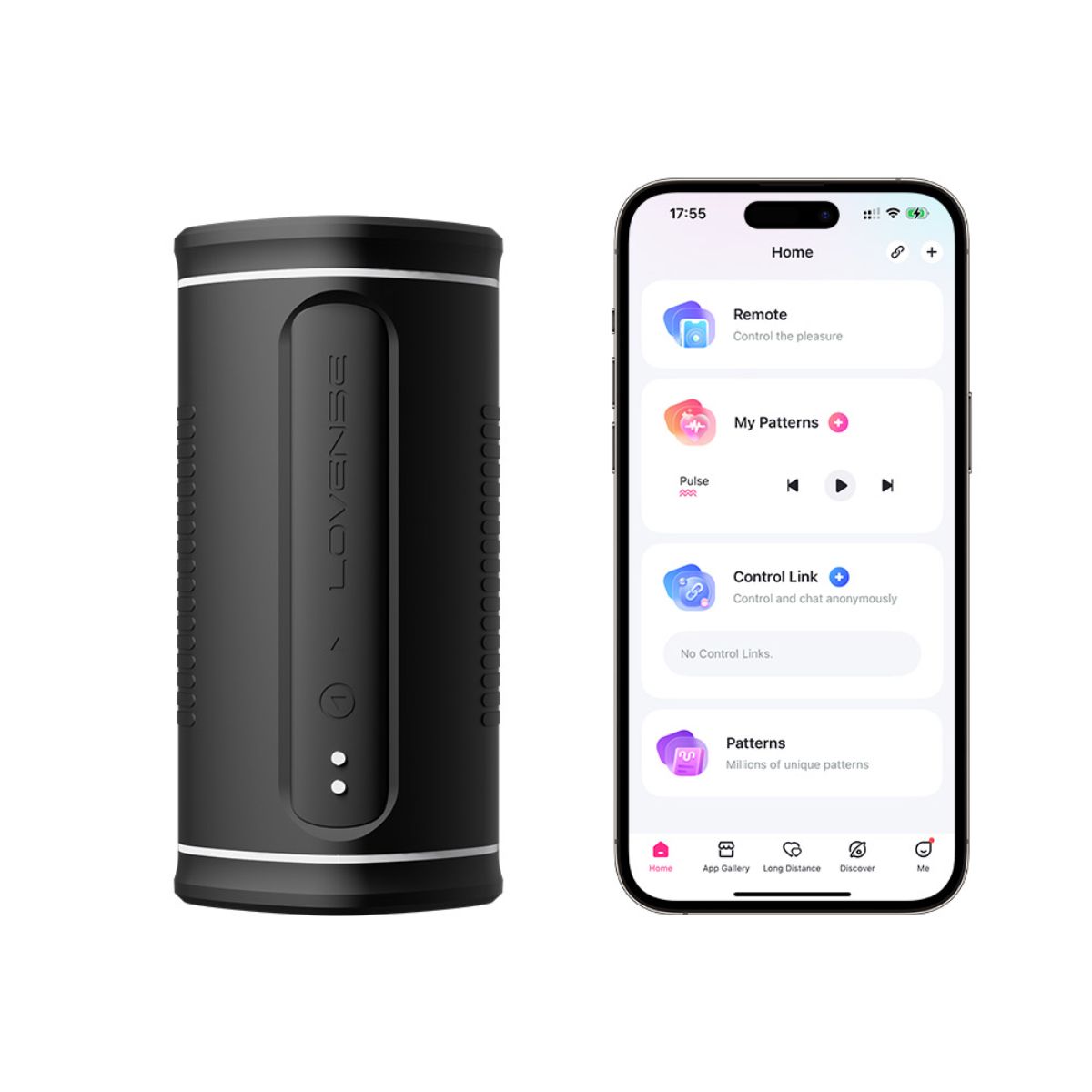 Lovense - Automatic Masturbator With App - Black