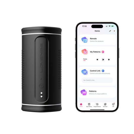 Lovense - Automatic Masturbator With App - Black