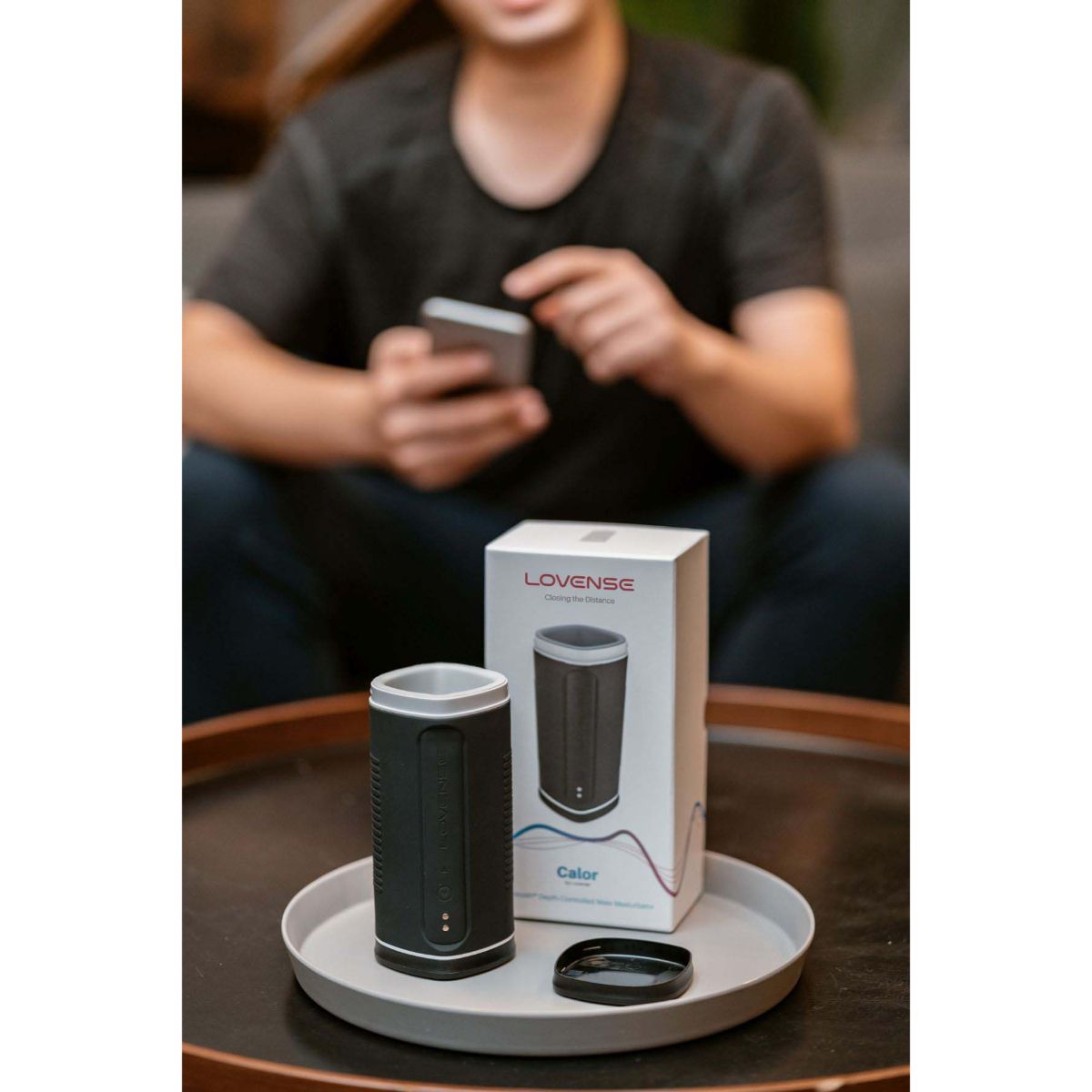 Lovense - Automatic Masturbator With App - Black