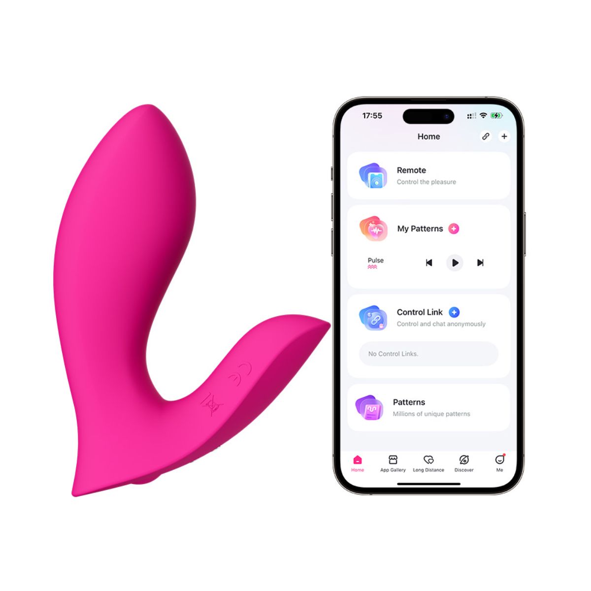 Lovense - Flexer Insertable Double Panty Vibrator