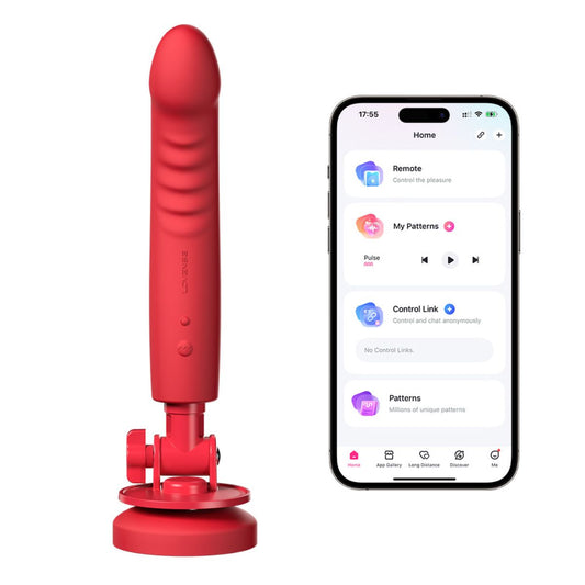 Lovense - Mission 2 Vibrating Dildo – Vibrating Dildo for Couples