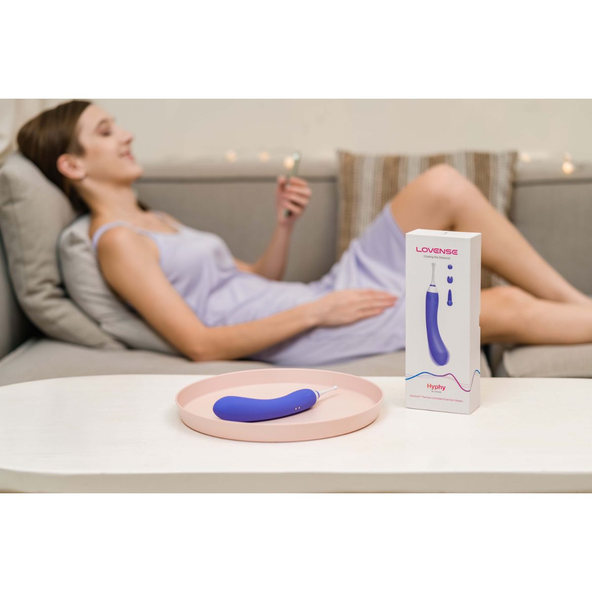 Lovense - Hyphy Dual-End G-spot & Clitoral Vibratoramp;