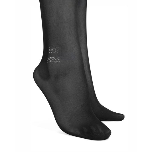 Obsessive - Norless Mess Crotchless Tights - Black – Crotchless Knickers