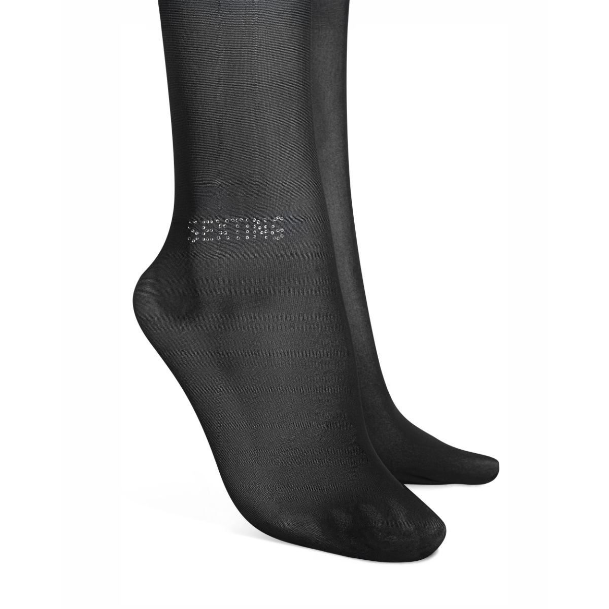 Obsessive - Norless Sexy Crotchless Tights - Black – Crotchless Knickers
