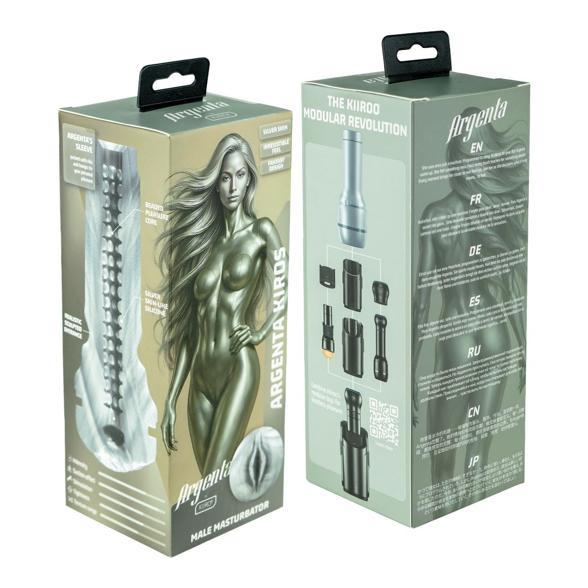 Kiiroo - Feel Argenta Kiros Stroker - Black – Male Masturbator