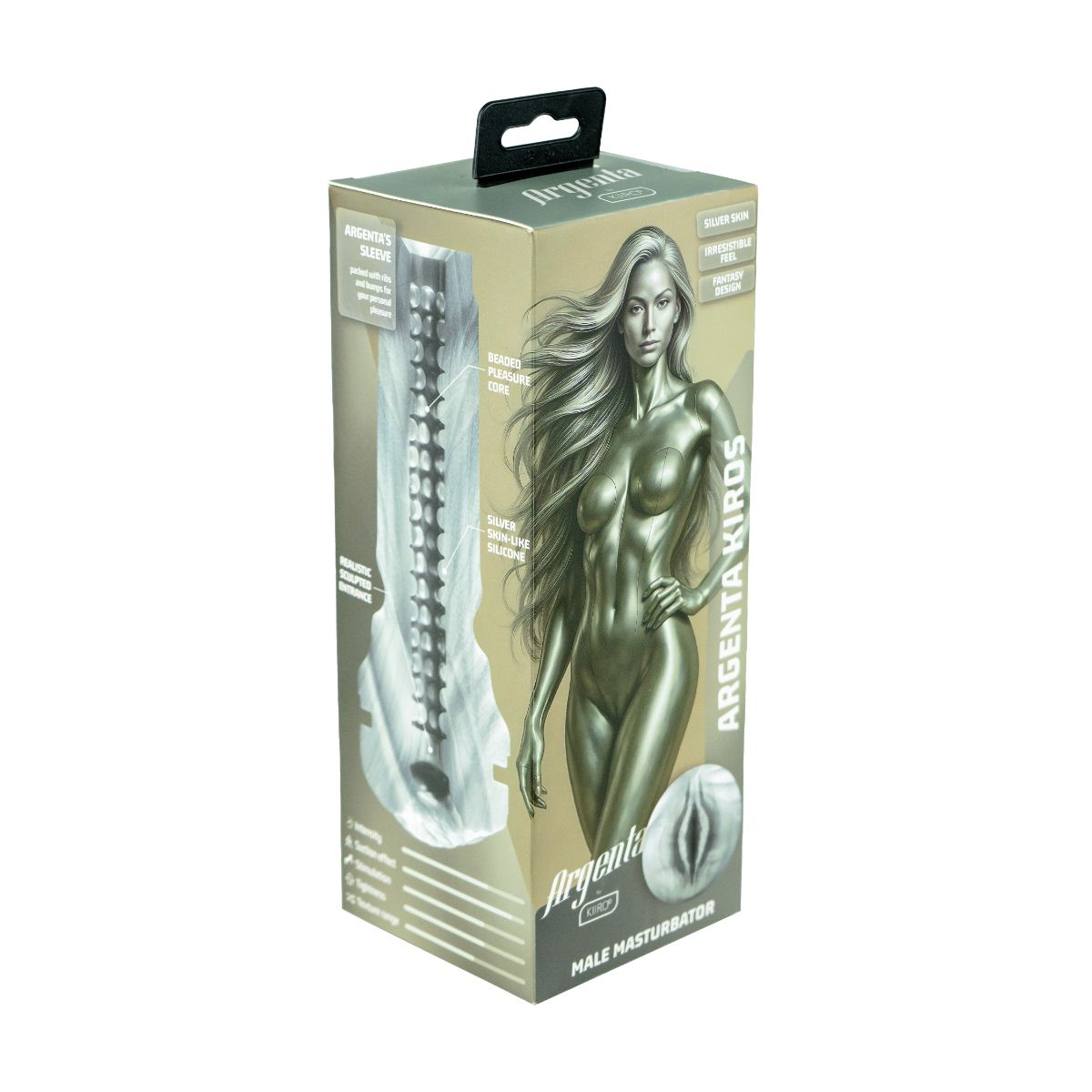 Kiiroo - Feel Argenta Kiros Stroker - Black – Male Masturbator