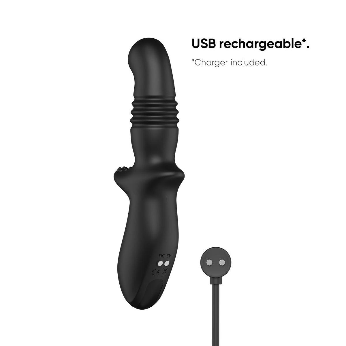 Nexus - Thrust Anal Thrusting Prostate Probe - Black