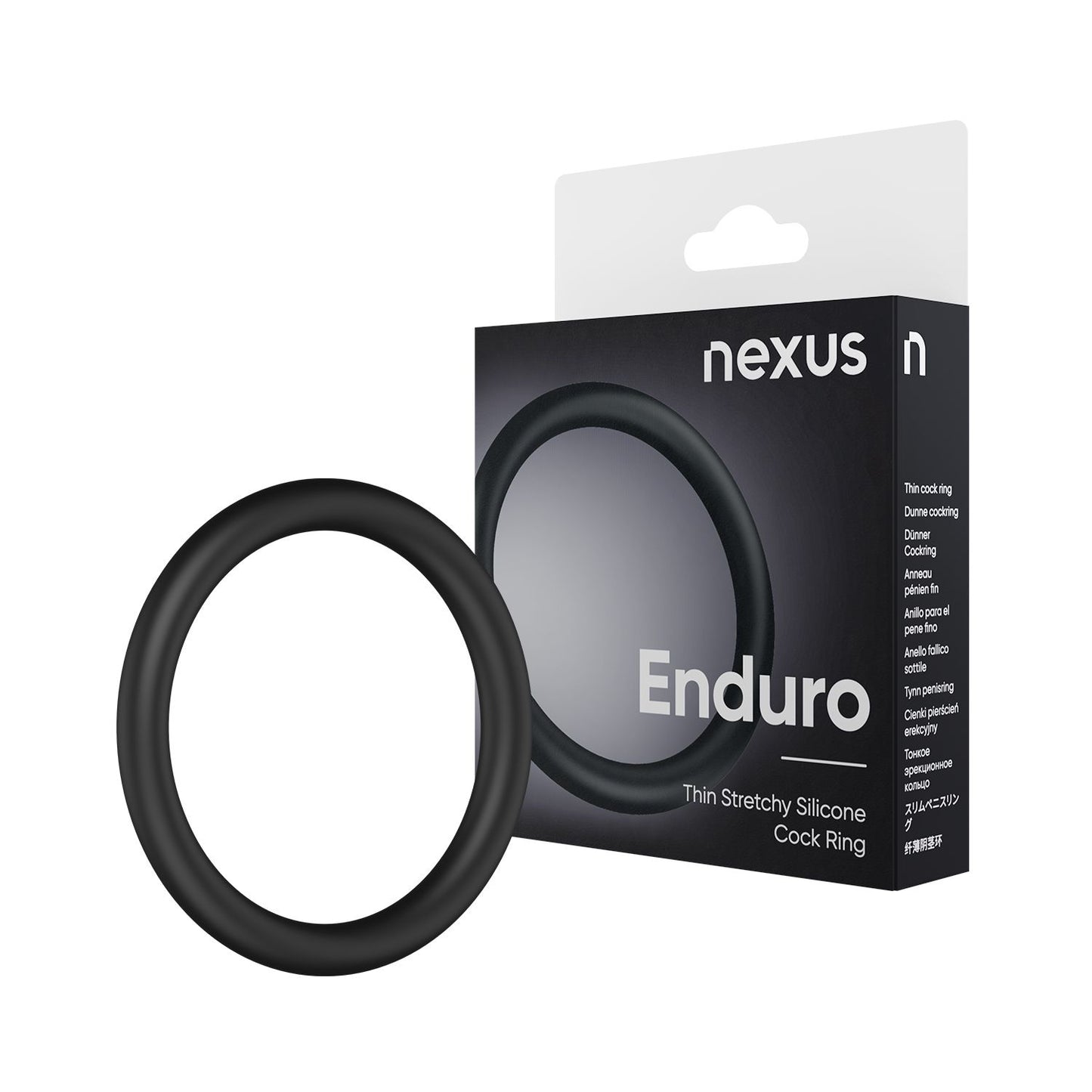 Nexus - Enduro Silicone Cock Ring - Black