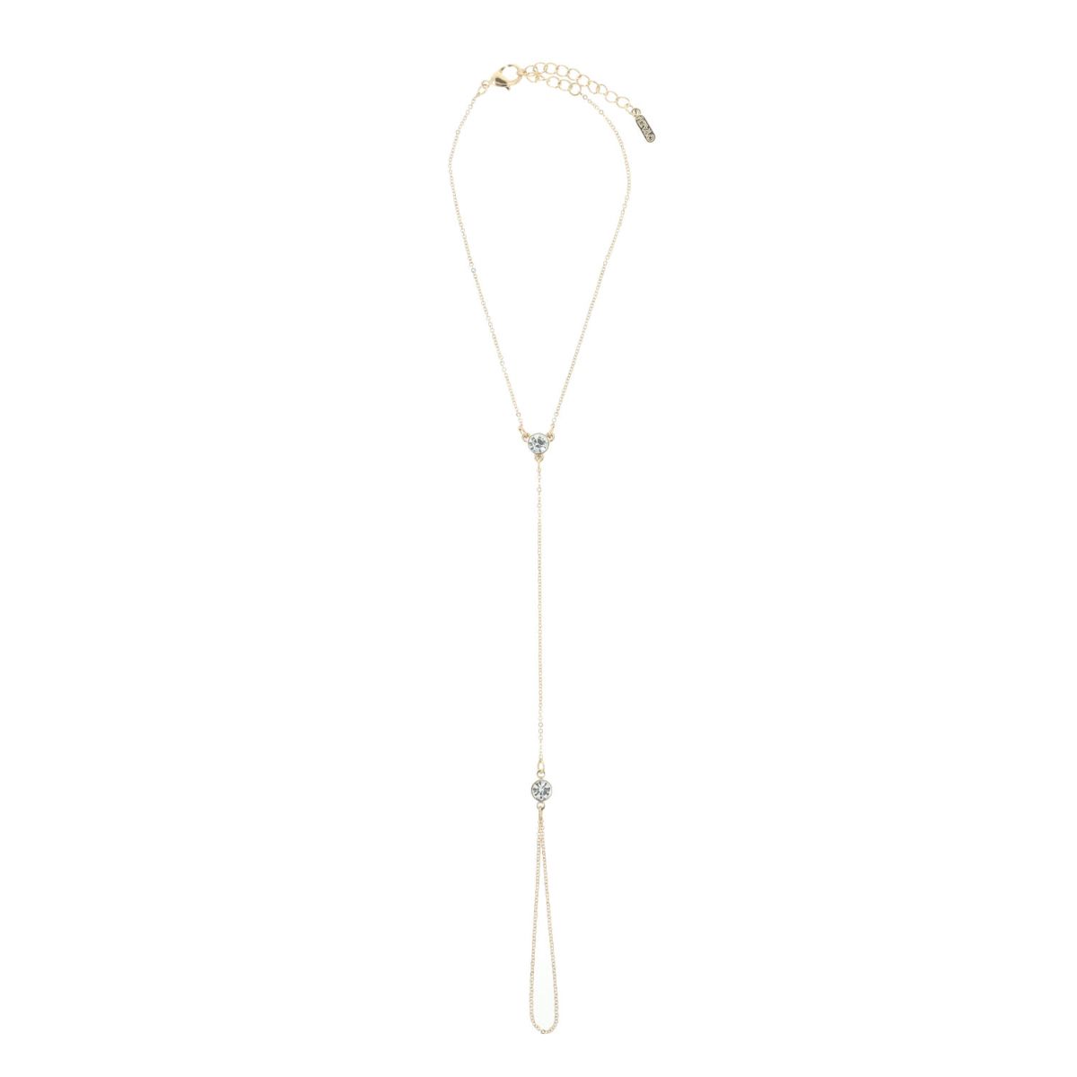 Otazu - Twin Crystal Anklet- Transparent