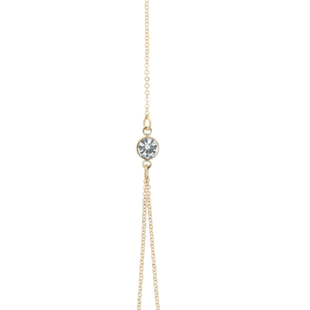 Otazu - Twin Crystal Anklet- Transparent