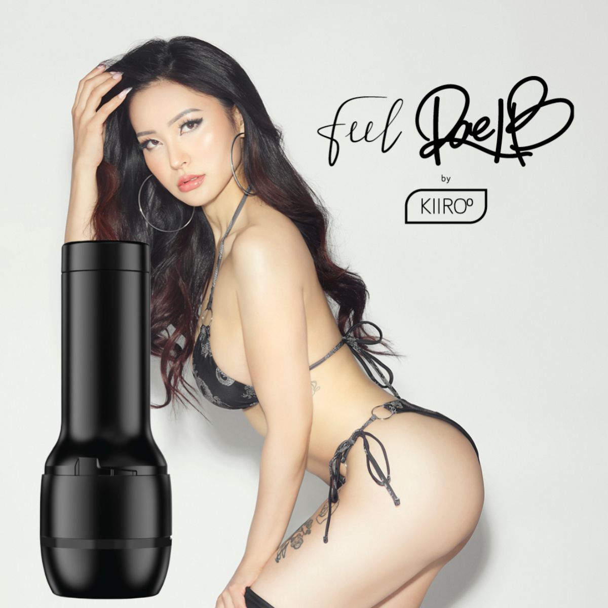 Kiiroo Feel Rae Lil Black Masturbator Black