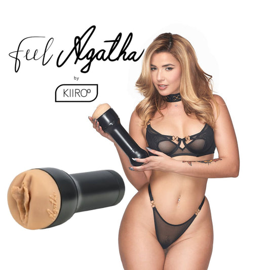 Kiiroo - Feel Agatha Vega Stroker - Black – Male Masturbator