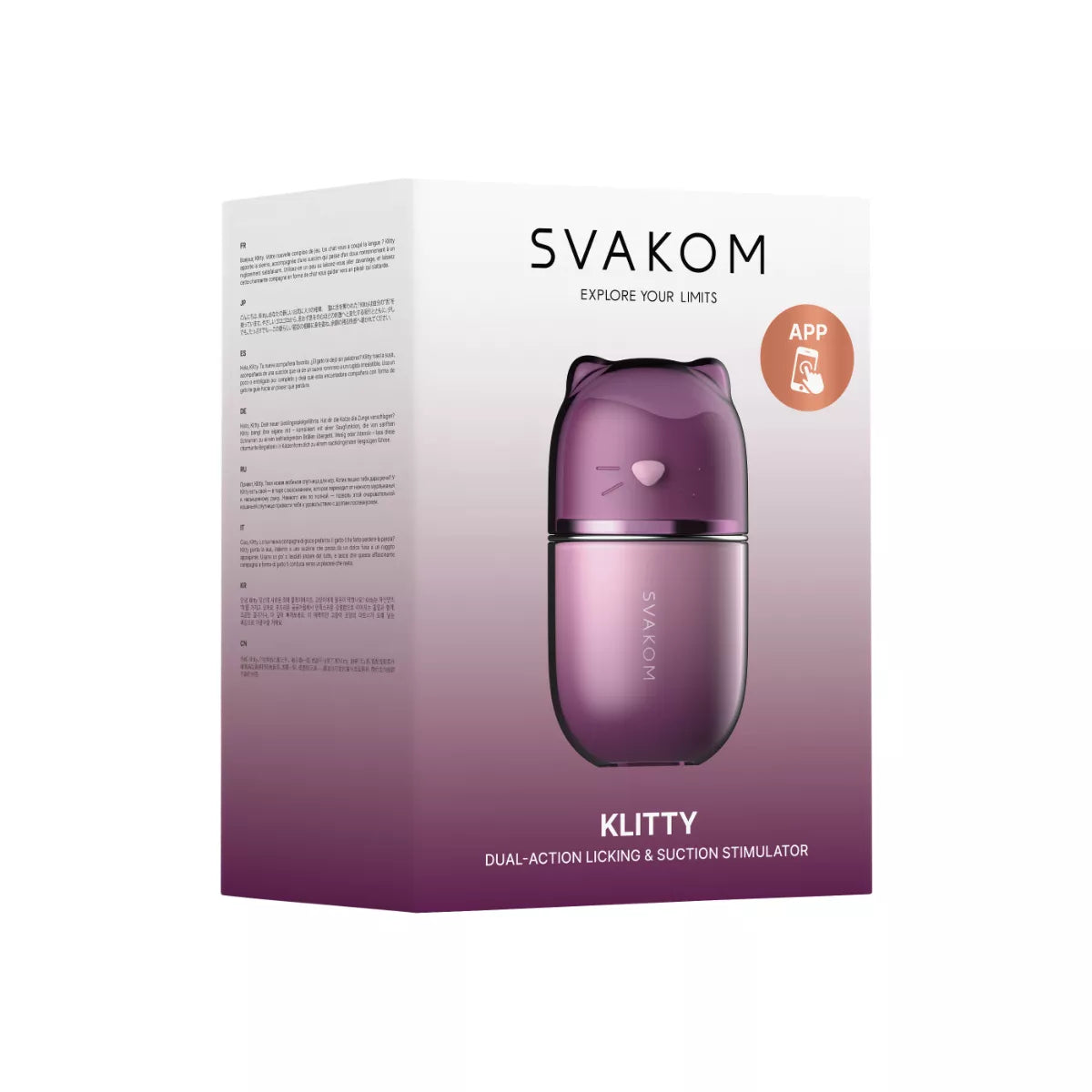 SVAKOM - Klitty Estimulador Clitoriano - Lavanda Antiga
