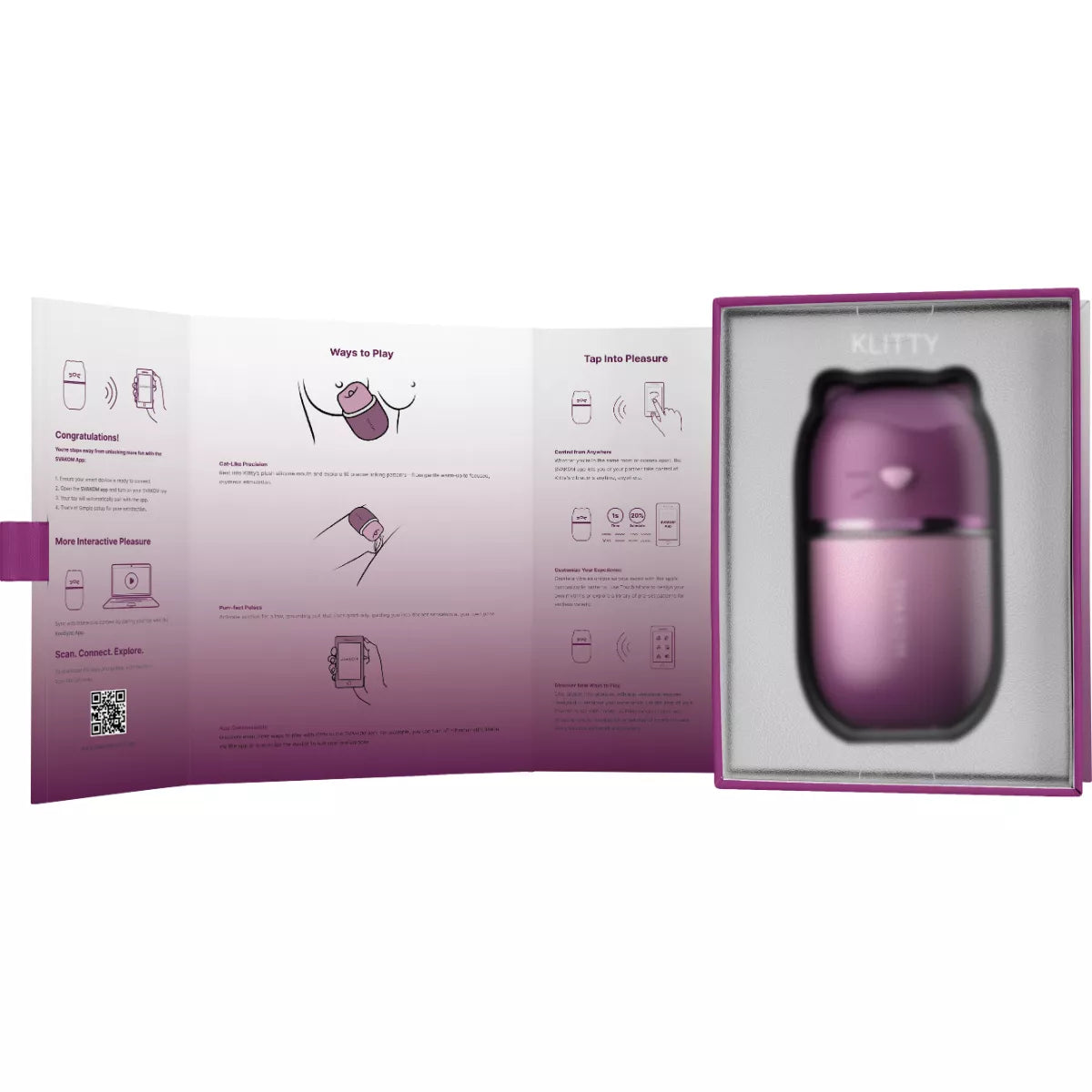 SVAKOM - Klitty Estimulador Clitoriano - Lavanda Antiga