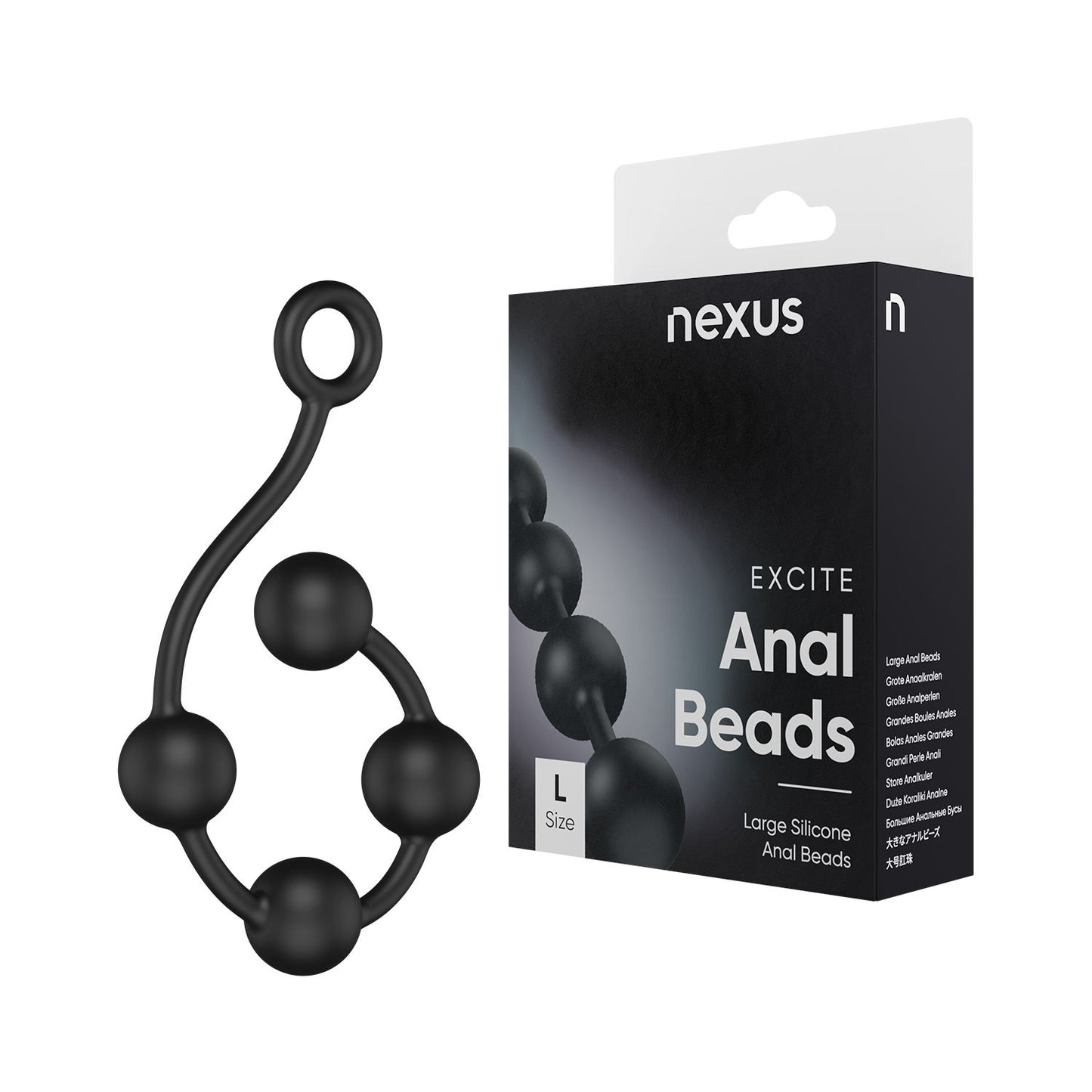 Nexus - Excite Silicone Anal Beads - Large