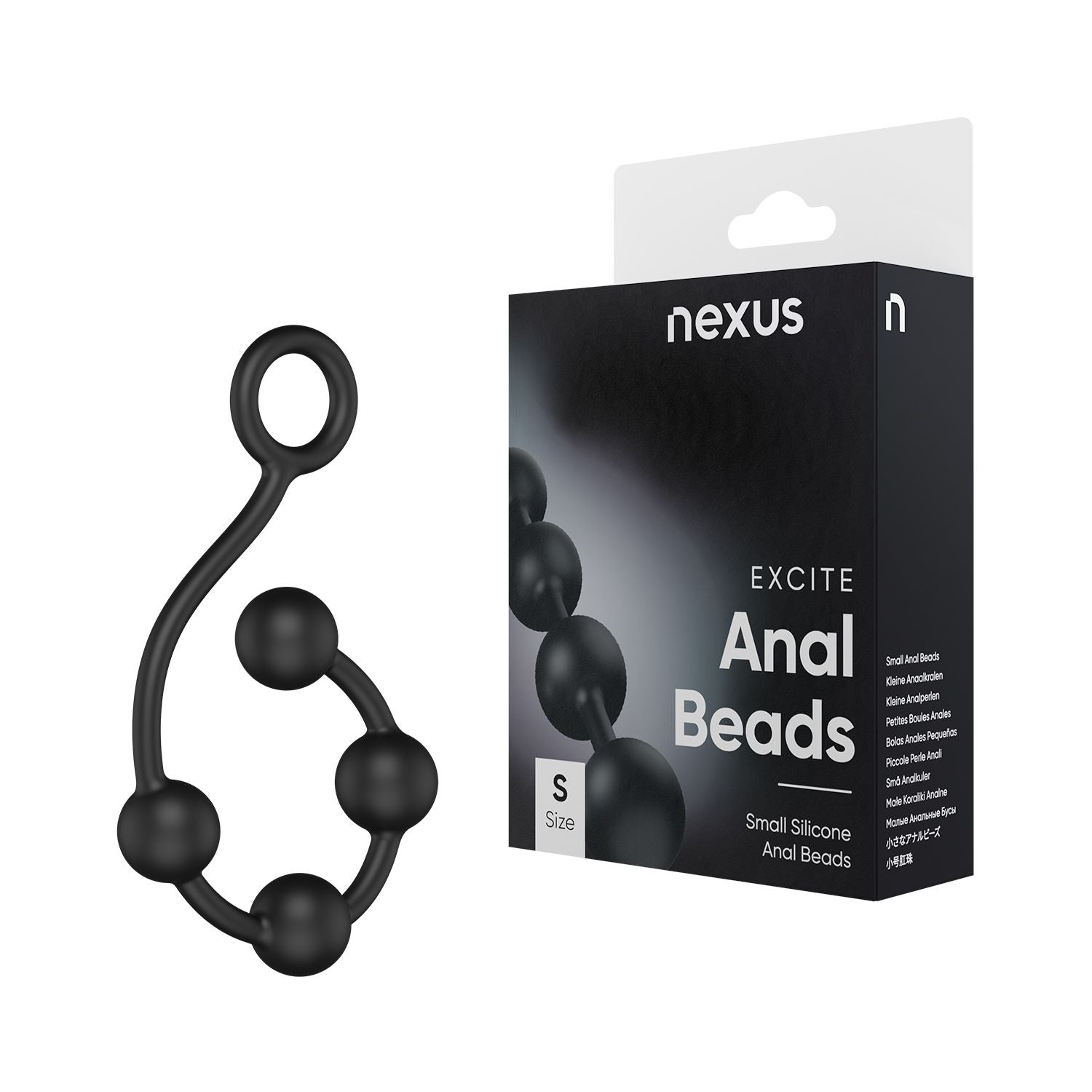 Nexus - Excite Silicone Anal Beads - Small