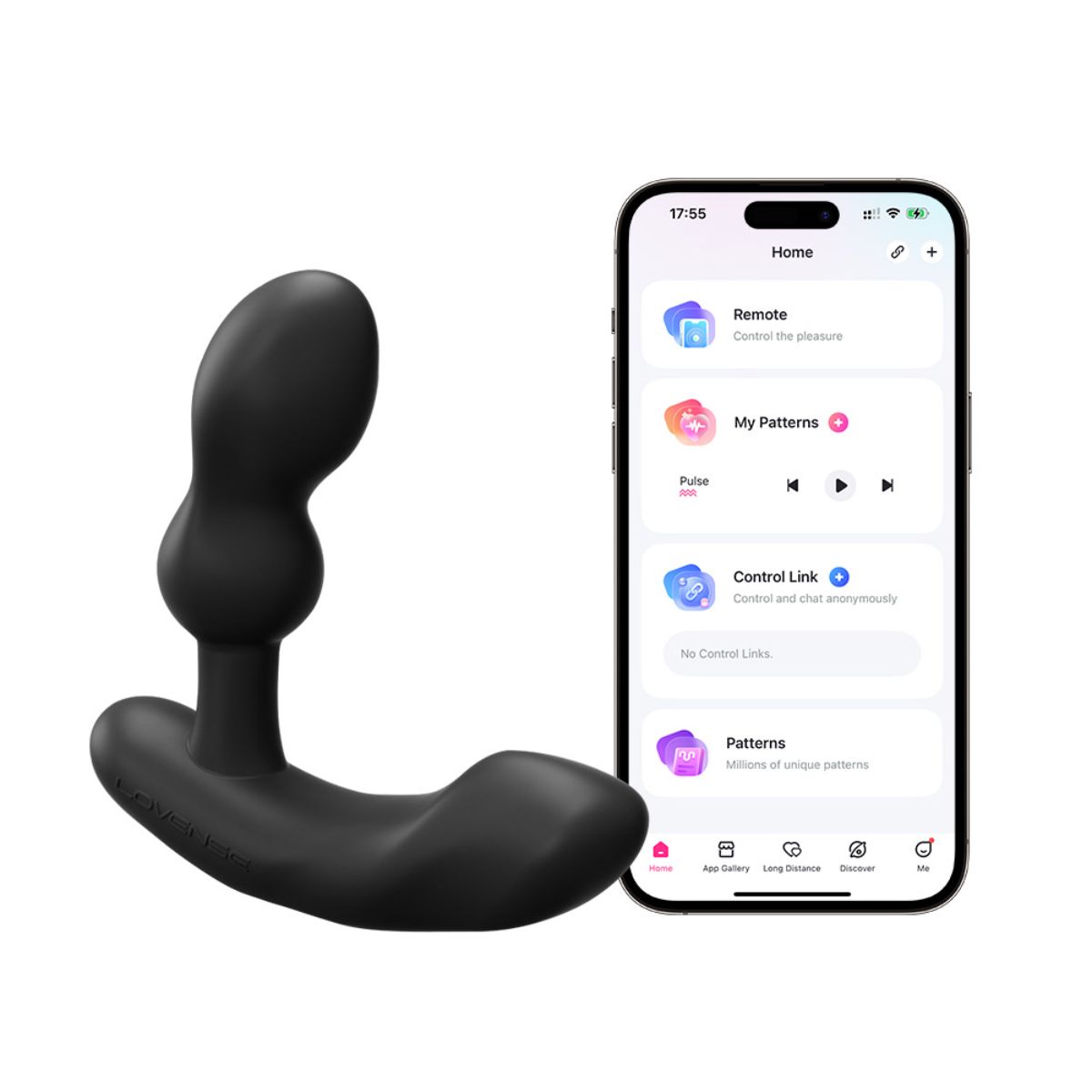 Lovense - Edge 2 Prostate Massager - Black