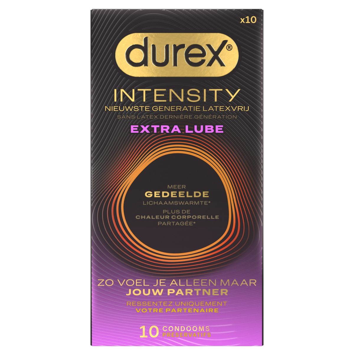 Durex - Intensity Condoms Extra Lube - 10 Pieces – Latex Free Condoms