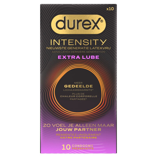 Durex - Intensity Condoms Extra Lube - 10 Pieces – Latex Free Condoms