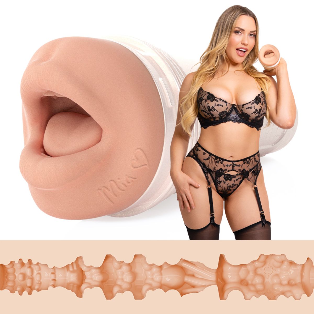 Fleshlight Girls - Mia Malkova Headshot – Male Masturbator