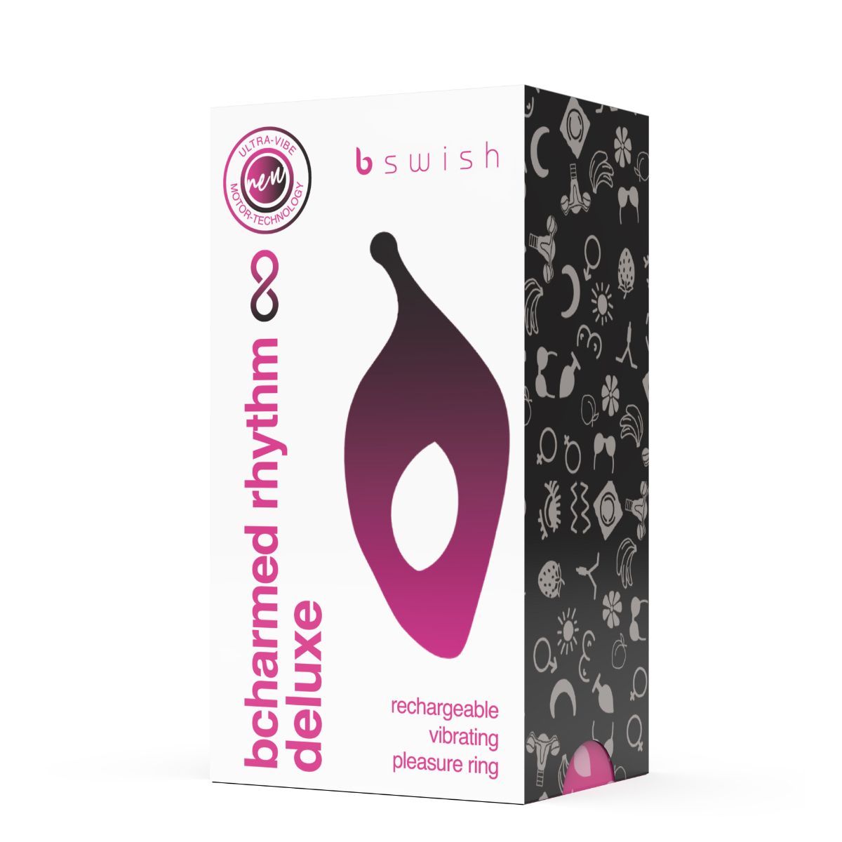Bswish - Vibrador de Casal Infinito Bcharmed Rhythm Deluxe - Preto