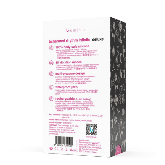 Bcharmed Rhythm Infinite Deluxe Couples Vibrator | bswish