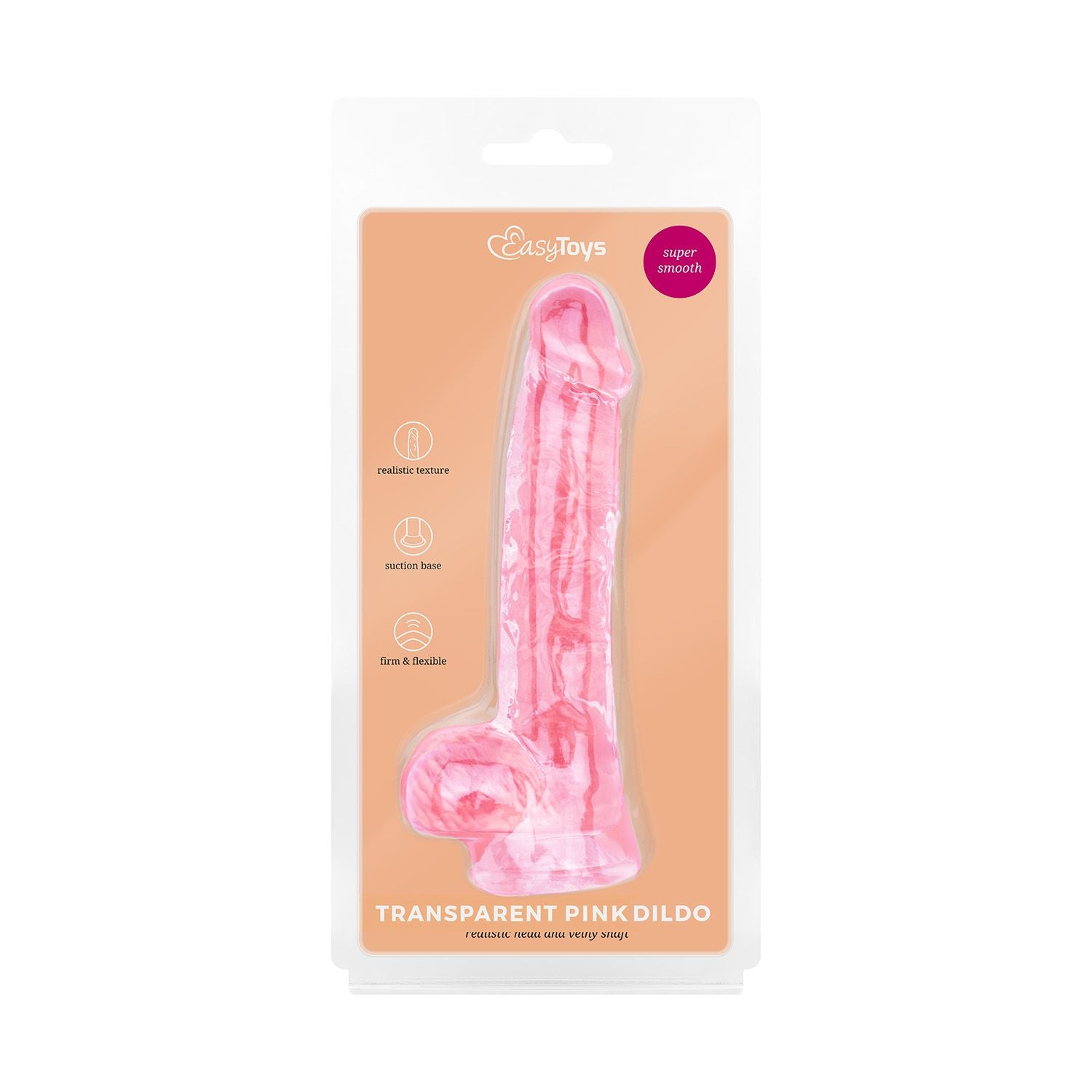 Dildo Jelly Dildo with Balls 5.3 Inch (13.5 cm) | EasyToys
