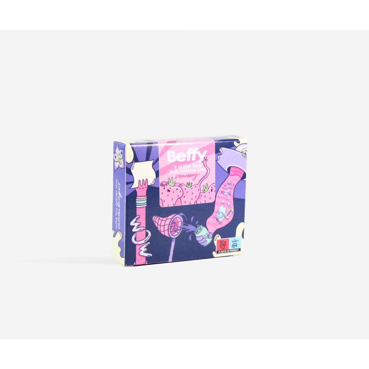 Beffy - Oral Dam Strawberry - 3 pieces – Condoms