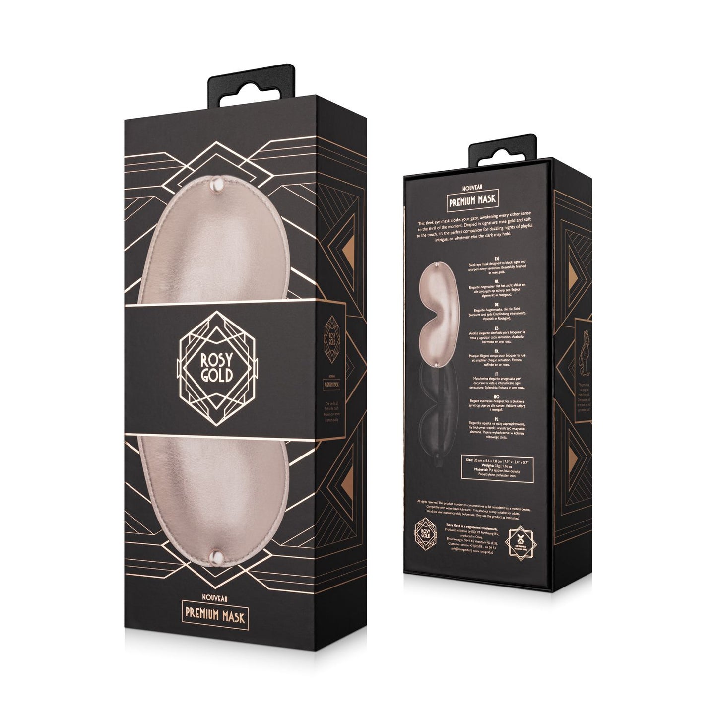 Rosy Gold - Máscara Premium - Rosegold