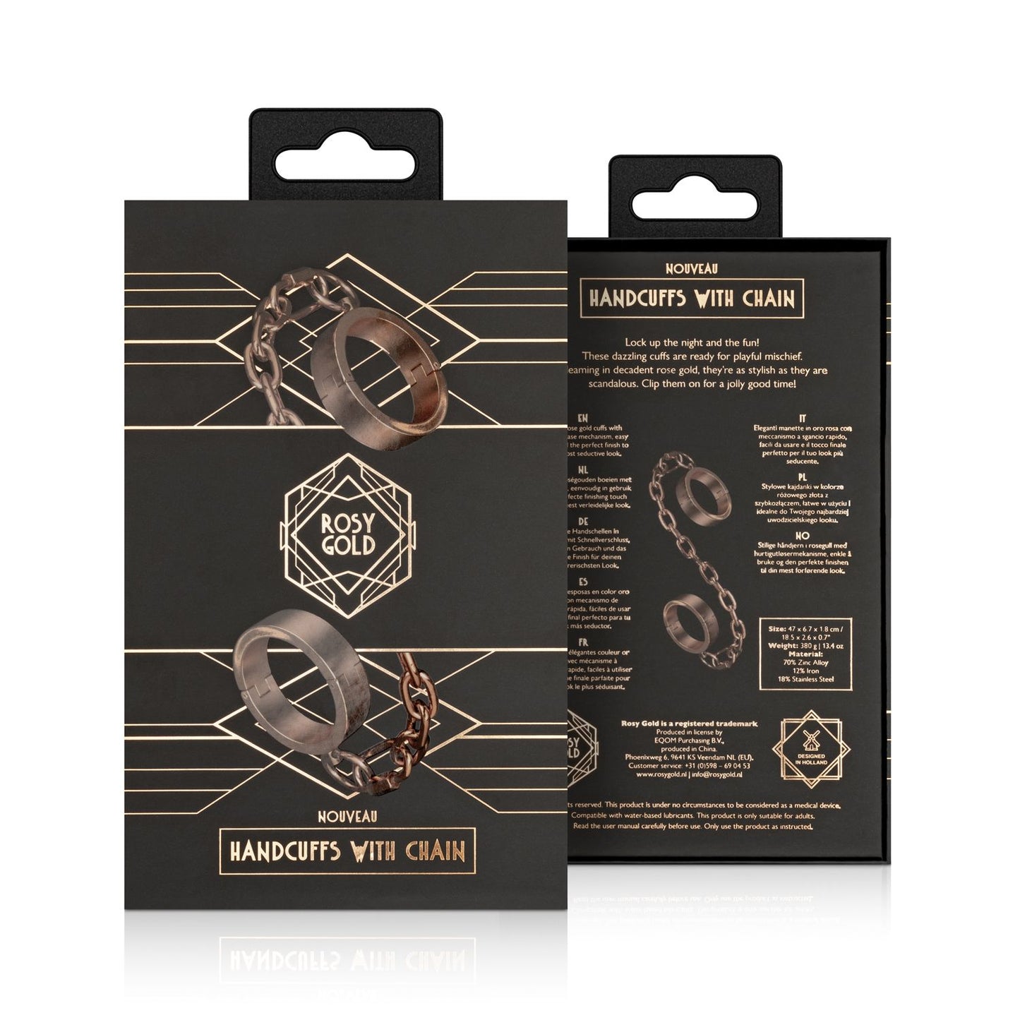 Rosy Gold - Handcuffs - Rosegold – Bondage Handcuffs