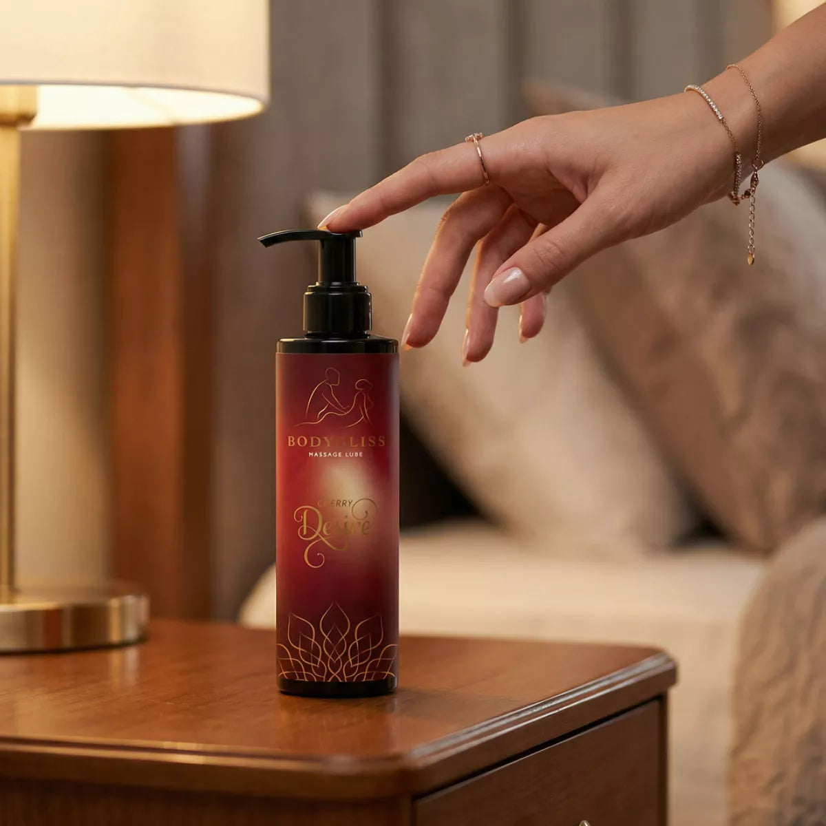 BodyGliss - Cherry Desire Massage Oil And Lubricant - 150 ml