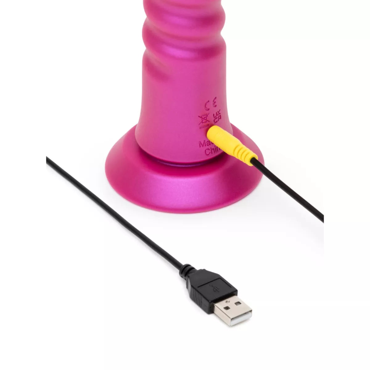 ROMP - Jiggle Thrusting Vibrator with Suction Cup - Pink