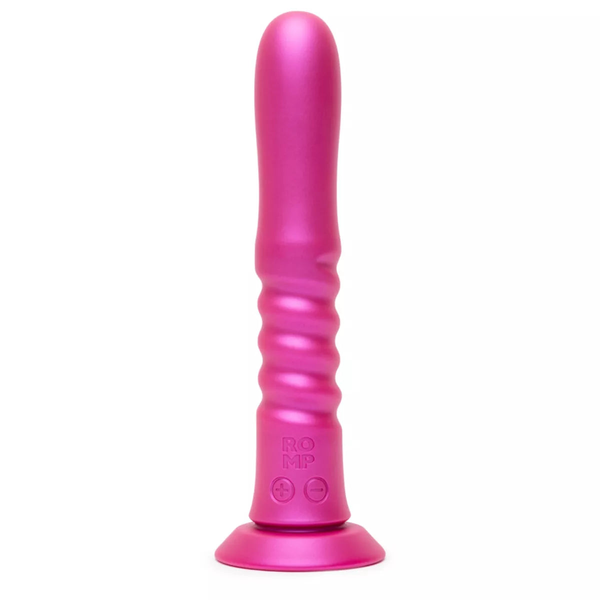 ROMP - Jiggle Thrusting Vibrator with Suction Cup - Pink