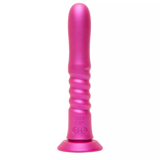 ROMP - Jiggle Thrusting Vibrator with Suction Cup - Pink